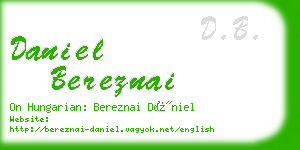 daniel bereznai business card